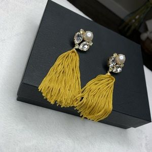 Yellow earrings
